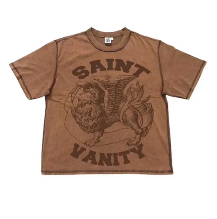 Saint-Vanity-Griffin-Tee-Brown-front_jpg-e1748156488499.webp